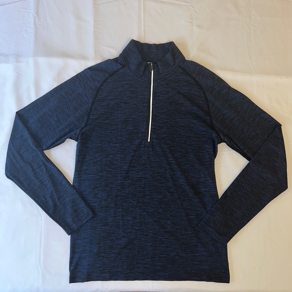 Lululemon Half Zip Heathered Mens Longsleeve